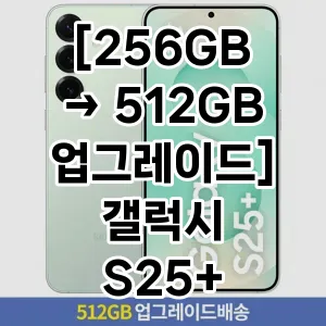 역대급 가성비 [256GB → 512GB 업그레이드] 갤럭시 S25+ 자급제 SM-S936N 추천 베스트 1위